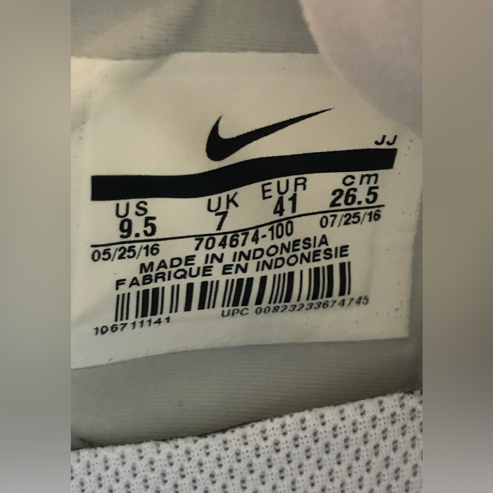 Nike Free TR Fit 5 Running Shoes White Grey Women’s Size: US 9.5 EUR 41 - Picture 12 of 13